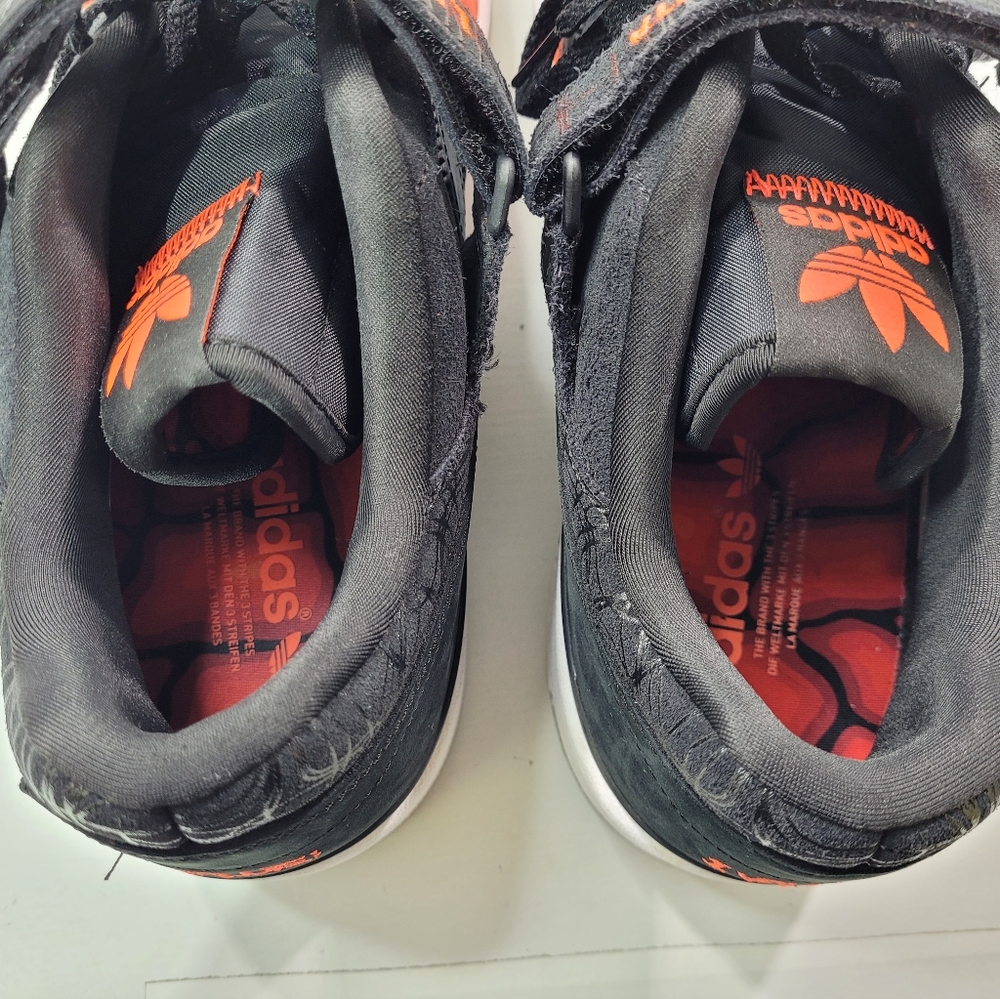 ADIDAS FORUM LOW ATLANTA SNEAKERS MEN'S SIZE 13 CORE BLACK VIVID RED GZ… - Picture 13 of 16